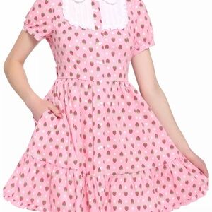 Hot Topic Pink Strawberry Dress